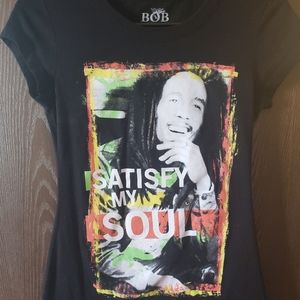 Any item with a  🌹 from my closet is 5 for $20!  Bob Marley T-Shirt